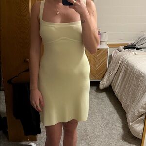 Zara yellow Mini Dress